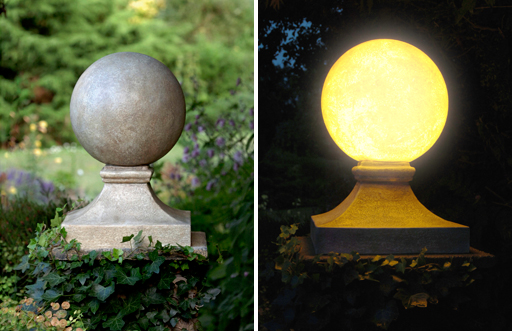 Herbaceous Display’ Stone Ball Lights’