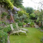 The upper garden is a joy right now