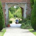 garden-art Local artists paint in the garden at Sissinghurst when it is closed to the public on Wednesdays