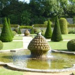 water Artichoke fountains at Chateau de Brecy