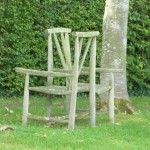 love-seat Love seat at Chateau de Brecy
