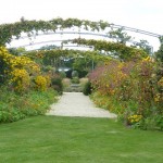 Arches in the style of Monet's garden