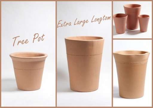 garden-pots terracotta garden pots in a range of sizes