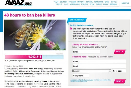 save the bee by banning harmful pesticides