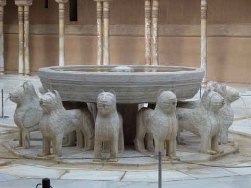 recently restored Court of Lions 