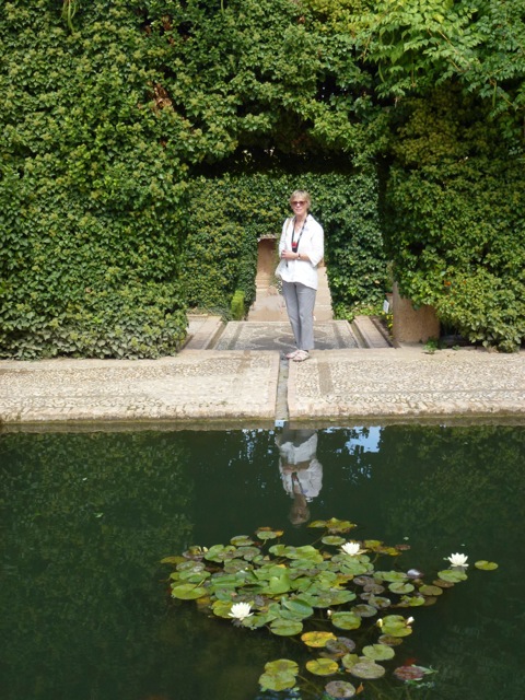 Stephanie at Alhambra Palace Gardens