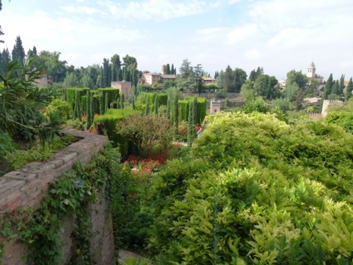 The view of the Alhambra Palace