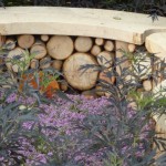 logs-stored-under-bench