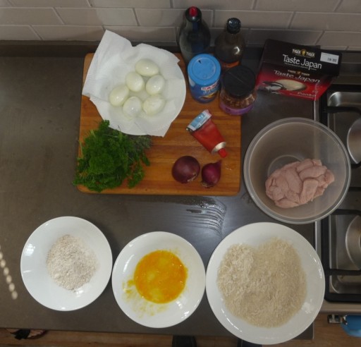 ingredients required to make scotch eggs