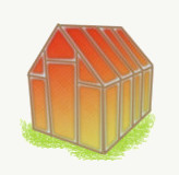 small warm greenhouse