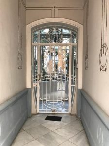 decorative metalwork doorway