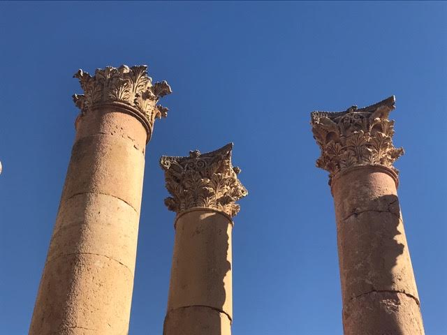 stone capitols and columns