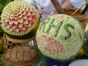 impressive fruit carving